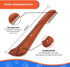 Professional Stripping Knife for Dogs - Pack of 6, Stainless Steel Blades with Wooden Handle Grip