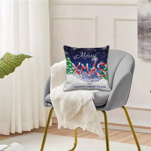 Generic Set 2 16x16 of Throw Pillow Covers Couch Decorative Cotton Throw Pillows Covers Boho Farmhouse Soft Funky