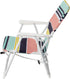 Generic Backpack 5 200Lbs Folding Beach Chair, Portable Camping Chair, Lightweight Chair, Multi-Color Striped