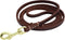 Leather Dog Leash - Durable Braided Training Leash, Heavy Duty Genuine Leather for Large Medium Small Dogs (5FT*2/5",