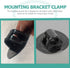 Veemoon 12pcs Motor Fixing Bracket, Plastic Motor Mount Clip for Outboard Motor Holder Kayak Supplies