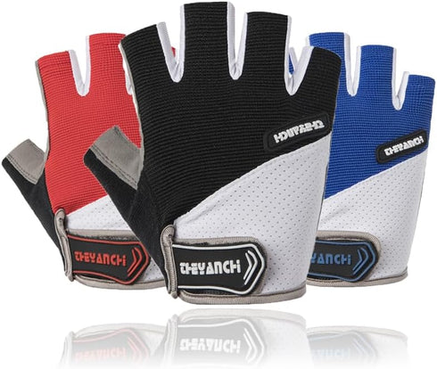 Sports Gloves for Men and Women, Anti-Slip Training Equipment, Half Finger Cycling Gloves