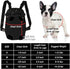 FEimaX Dog Carrier Backpack, Adjustable Pet Legs Out Front Travel Bag for Small Medium Dogs Cats, Hiking (Large, Black)