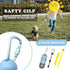 Dog Poop Waste Bags Holder with LED Flashlight, Cute Poo Bags Dispenser for Pet Leash, 2 Pack (Sky Blue)