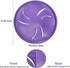 Indestructible Dog Flying Disc, Interactive Dog Flyer Toys, Soft Lightweight Dog Catch and Fetch Toys for Medium Large Dogs, Floats in Water & Safe on Teeth, 9 inch (Large, Purple)