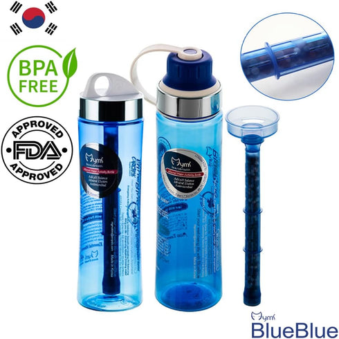 Mymi BlueBlue Replacement Filter for Alkaline Mineral Water Bottle, 6 Months, Made in Korea