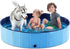 Jasonwell Foldable Dog Pool Collapsible Hard Plastic Dog Swimming Pool Portable Kiddie