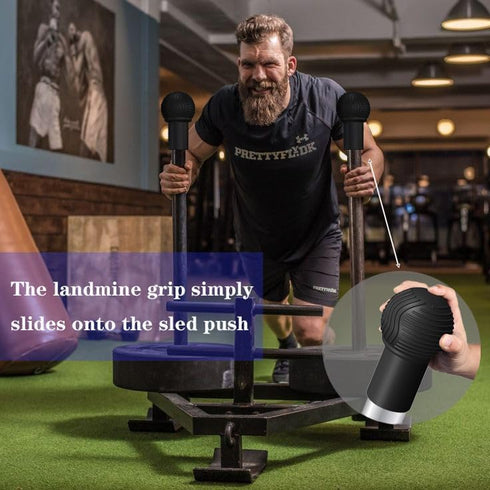 Landmine Attachment for Barbell, Turn Any Surface into a Barbell Landmine Exercise-Press, Row, Spin, Rotation