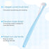 Josojoou 4PCS Packaged, Small Dog Toothbrush, Mini Head Soft Pet Toothbrush, Ergonomic Cat Tooth Brush for Puppies