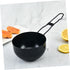 2pcs Zerodeko Outdoor Soup Pot Iron Cooking Pot Stew Kitchen Cookware Portable for Camping Mountaineering Fishing