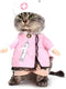 NACOCO Dog Cat Nurse Costume - Pet Nurse Clothing Halloween Jeans Outfit Apparel (XS)