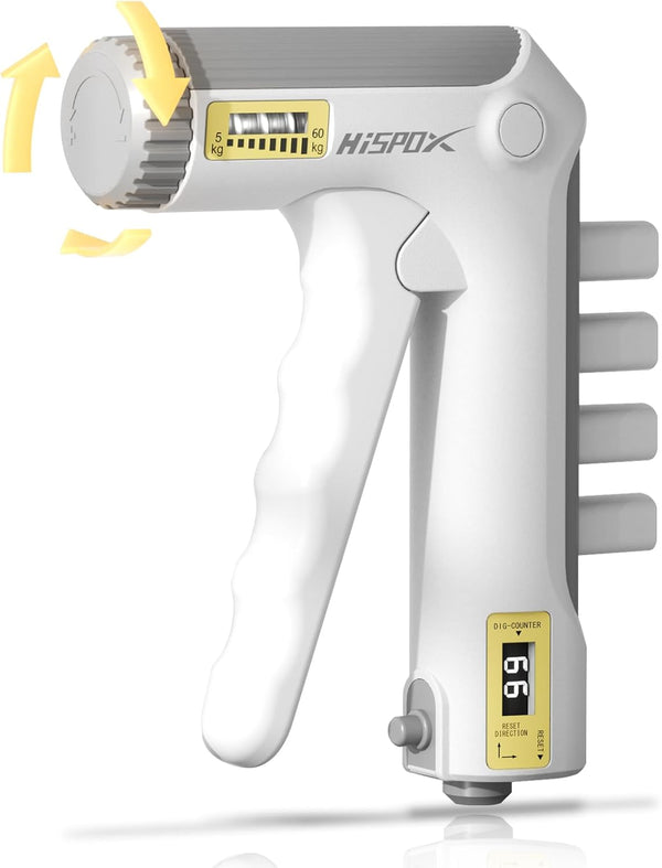 Hand Grip Strengthener: Adjustable Resistance Handgrip Trainer for Forearm Strength, 22-132Lbs