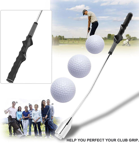 Golf Warm Up Stick | Swing Trainer and Practice Aid for Strength, Flexibility, Balance, and Tempo Improvement