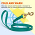 Viper Biothane K9 Working Dog Leash, Waterproof Lead for Tracking Training, 6ft, Blue Aqua, Solid Brass Snap