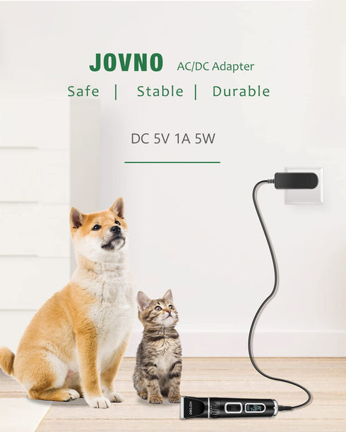 5V Power Cord Replacement for HOLDOG Dog Clippers, Professional Heavy Duty Grooming Clipper Charger