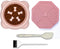 Excellent Slow Feeder Dog Bowl - Fun Alternative to Prevent Bloat for Small Medium Dogs (Pink Set)