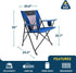 GCI Outdoor Comfort Pro Camping Chair | Collapsible Folding Chair with Durable Armrests, Drink Holder & Portable Carry