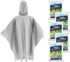 Hagon PRO Disposable Rain Poncho for Kids, Lightweight Waterproof Toddler Rain Coat, 5 Pack