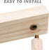 MinrzPet 2 Pack Chicken Toys - Chicken Coop Accessories with Calcium Stone & Wood Stake - Enrichment Toys for Hens
