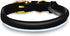 Reflective Rolled Leather Dog Collar, Adjustable Soft Padded Collar for Extra Large Breed Dogs (XL, 17"-21", Black)