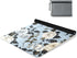 HXshaoye Elegant Vintage Flower Rose White Baby Blue thin yoga mat non slip