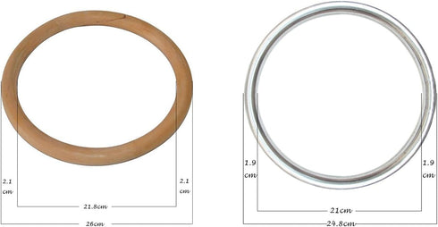Training Ring for Wing Chun Kung Fu - Sticky Hand Strength Exercise Ring for Tai Chi Martial Arts