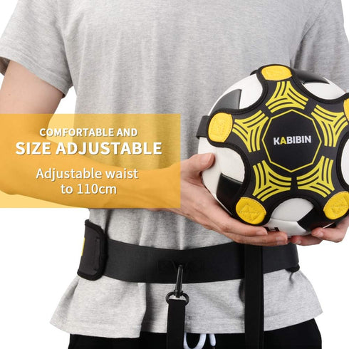 Soccer Ball/Volleyball Training Equipment, Solo Soccer Kick Trainer for Kids and Adults, Practice Aid Bungee Belt