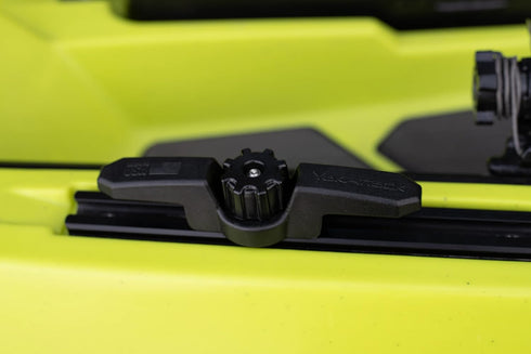 YakAttack GT Cleat XL, Track Mount Line Cleat for 1/2" Rope, Fits GearTrac & Most Kayak Track Systems