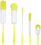 KELINFONG 5 Pack Bottle Brush, 16 Inch Long Handle Bottle Cleaning Brush,Straw Brush,Flexible
