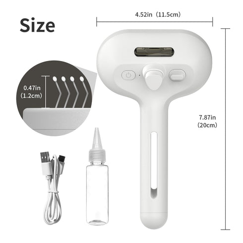 Cat Steam Brush for Shedding - 3 In 1 Self Cleaning Steamy Pet Brush - Grooming Remove Loose Hair and Reduce Shedding