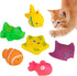Yxinjy 6 Pcs Pool Cat Interactive Toy, Cat Pool Toys, Floating Water Toy,
