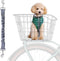Dog Seat Belt for Bike Basket, Retractable Elastic Safety Leash Harness for Cat and Dog, Grey