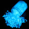Glow in The Dark Gravel Stones, Aquarium Gravel, Decorative Rocks for Fish Tank, 280g/10oz (5-8mm, Sky Blue)
