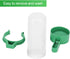 Lamoutor 4Pcs Plastic Bird Water Feeder Drinker Clip for Parrots Budgie Cockatiel Lovebirds