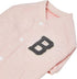 Blueberry Pet Pink Baseball Fans Favorite Floral Jacquard Pullover Dog Sweatshirt, Back Length 20", Pack of 1