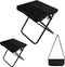 Biunnru Lightweight Portable Folding Chair, 2-in-1 Camping Stool with Carry Bag, X-Shape Steel