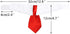Segarty Dog Neckties, 6pcs Formal Classy Pet Neck Ties, Tuxedo Bow Tie Collar for Small Dogs and Kittens