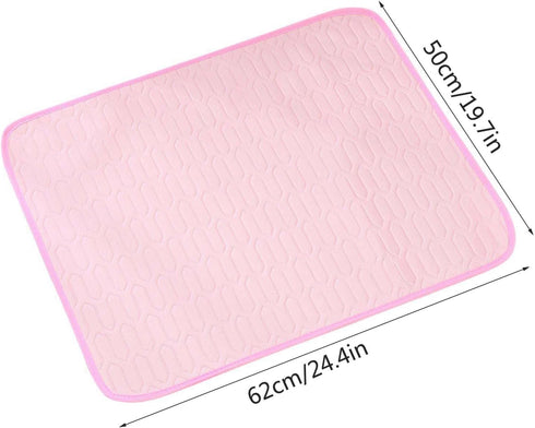 Summer Dog Cooling Mat, Washable Self Cool Pad for Small Medium Large Dogs and Cats, Pet Sleeping Pad for Crate, Bed