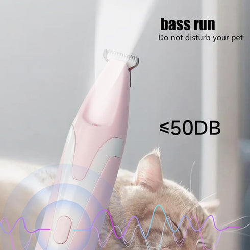 Genrico Trimming Dog Grooming Clippers, USB Rechargeable and Waterproof Cordless Electric Grooming Kit for Pets |