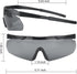 xaegistac Tactical Eyewear with 3 Interchangeable Lenses, Outdoor Unisex Shooting Glasses