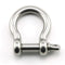 Heyous 1/2 Inch Screw Pin Anchor Shackle, Stainless Steel Heavy Duty Bow Shape Load Clamp for Outdoor