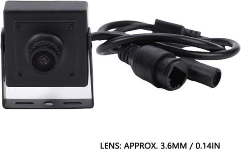 EIMSOAH 3.6mm 85 H.265 H.264 (8MP) Small IP Camera, Lens Degree View Angle Built in Mic HD Indoor Security Camera