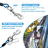 24 inch/60 CM) Dog Seat Belt Harness for Car,Dog Seatbelt of Coated Wire Leash Safety Restraint,No Chew Tether Cable