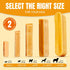 Tibetan Yak Cheese Dog Chew Sticks, 2 Medium Chews, Natural, Handmade, Grain and Gluten Free