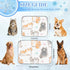 imiBBWQu Summer Summer 27" 22" Dog Cooling Mat Cute Cats Grey Yellow Cooling Dog Bed Mats Washable Pet Semiconductor