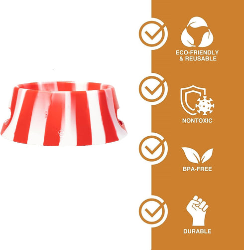 Silipint Aqua-Fur Silicone Dog Bowl, Peppermint, 18oz Collapsible, Lightweight Feed & Water Dish for Travel