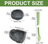 Reptile Bowls, 2 Pcs Feeding Dish with Clamp & Shovel, Resin Rock Water & Food Bowls for Reptiles
