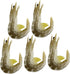 5pcs ARTIBETTER Artificial Shrimp Sea Fake Shrimp Model Plush Lifelike Ornament for Decor Simulation Plush Food Photo