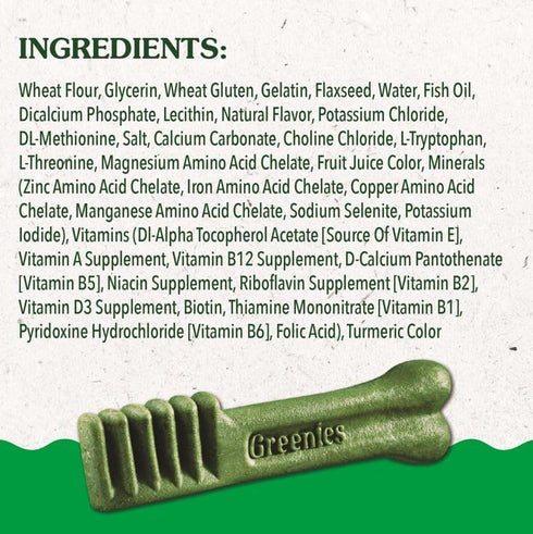 Puppy Teenie Size Natural Dental Dog Treats, 6 oz. Pack (22 Treats) by Greenies