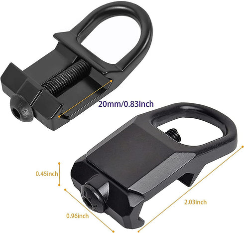Industries Sling Attachment Picatinny Rail for Two Point and Traditional Sling